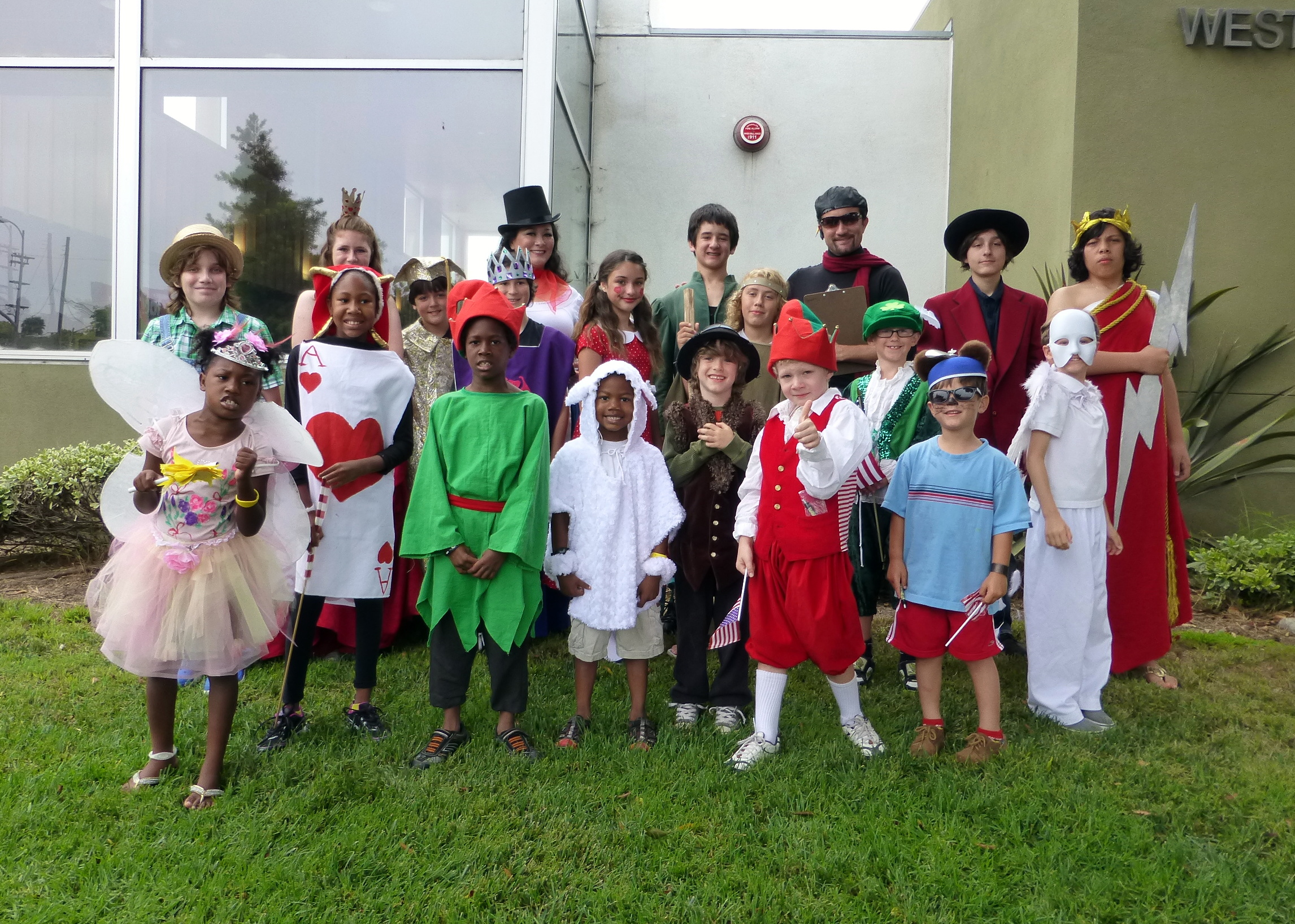 Kentwood Kids represented characters from their past productions in the Westchester 4th of July 2012 Parade.